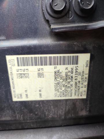 Aukcja sprzedaży 2011 Nissan Maxima, vin: 1N4AA5AP4BC833995, numer aukcji: 62598796