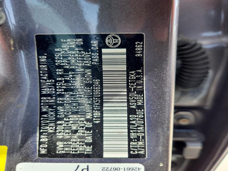 2015 Toyota Camry მანქანა იყიდება აუქციონზე, vin: 4T1BF1FK5FU966346, აუქციონის ნომერი: 61362596