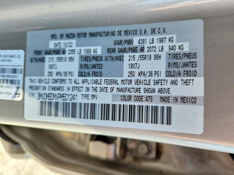 Продажа на аукционе авто 2023 Mazda Cx-30, vin: 3MVDMBDMXPM501241, номер лота: 85637295