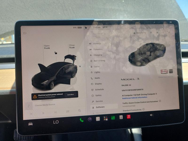 Aukcja sprzedaży 2022 Tesla Model 3, vin: 5YJ3E1EA9NF289670, numer aukcji: 63381026