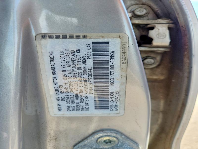 Продаж на аукціоні авто 2000 Toyota Corolla, vin: 1NXBR12E6YZ306441, номер лоту: 60075656