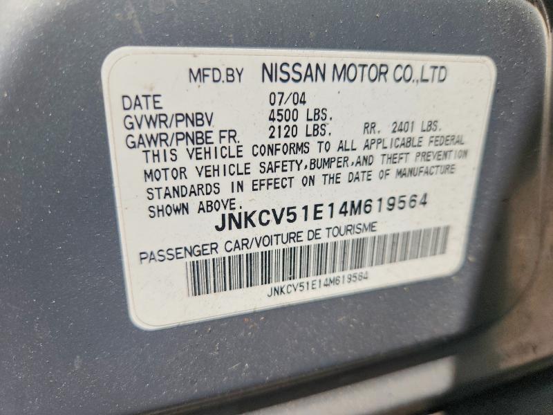 63550356 :رقم المزاد ، JNKCV51E14M619564 vin ، 2004 Infiniti G35 مزاد بيع