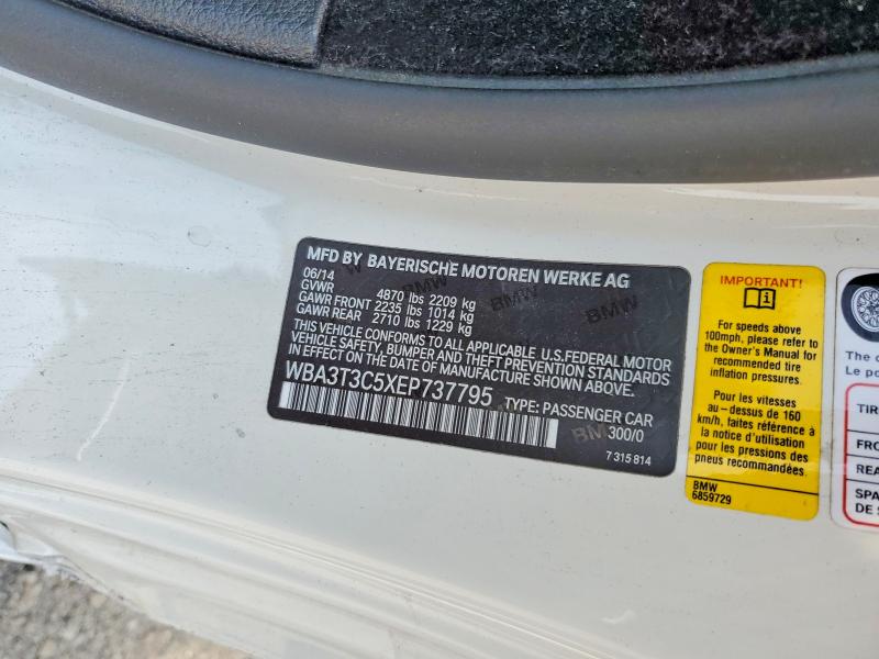 Aukcja sprzedaży 2014 Bmw 435, vin: WBA3T3C5XEP737795, numer aukcji: 59341596