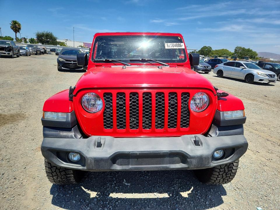 62004886 :رقم المزاد ، 1C6HJTAG7LL179628 vin ، 2020 Jeep Gladiator مزاد بيع