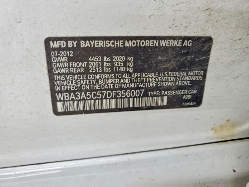 Продажа на аукционе авто 2013 Bmw 328, vin: WBA3A5C57DF356007, номер лота: 60750096