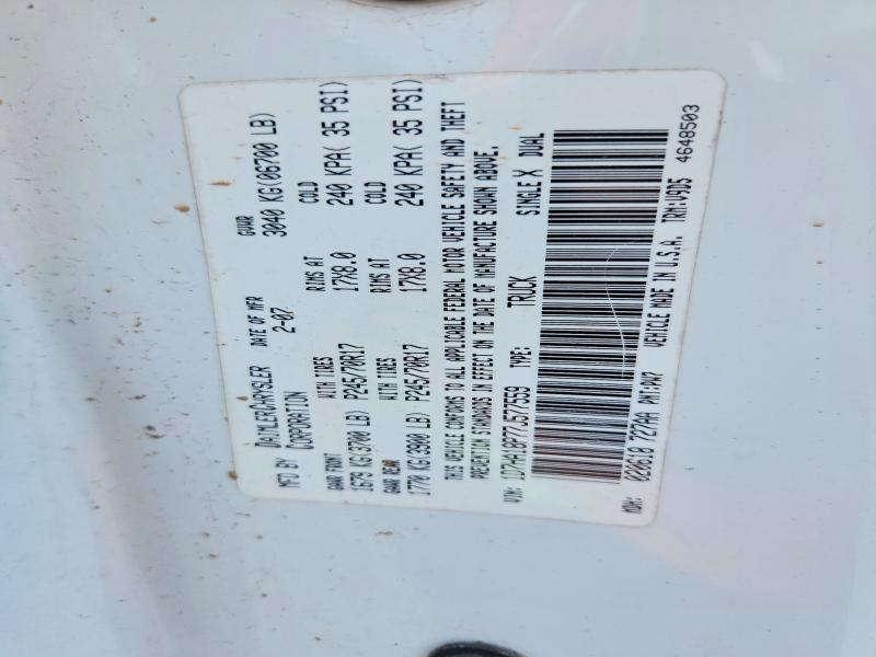Aukcja sprzedaży 2007 Dodge Ram 1500, vin: 1D7HA18P77J577559, numer aukcji: 59398806