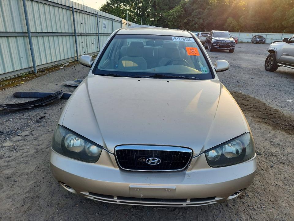 2003 Hyundai Elantra მანქანა იყიდება აუქციონზე, vin: KMHDN45D63U499207, აუქციონის ნომერი: 61779496