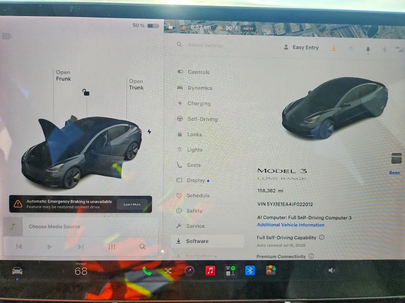 59378626 :رقم المزاد ، 5YJ3E1EA4JF022012 vin ، 2018 Tesla Model 3 مزاد بيع