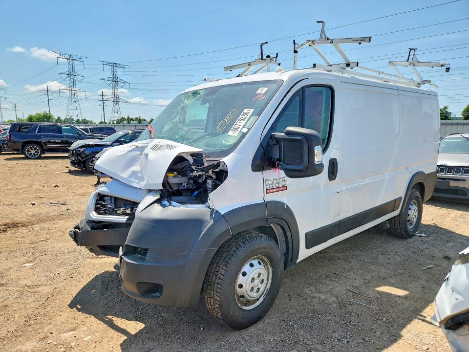 2021 Ram Promaster 1500 მანქანა იყიდება აუქციონზე, vin: 3C6LRVAG1ME506002, აუქციონის ნომერი: 60776386
