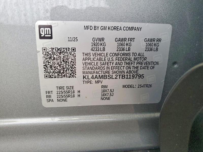 Продаж на аукціоні авто 2026 Buick Encore Gx, vin: KL4AMBSL2TB119795, номер лоту: 62103176
