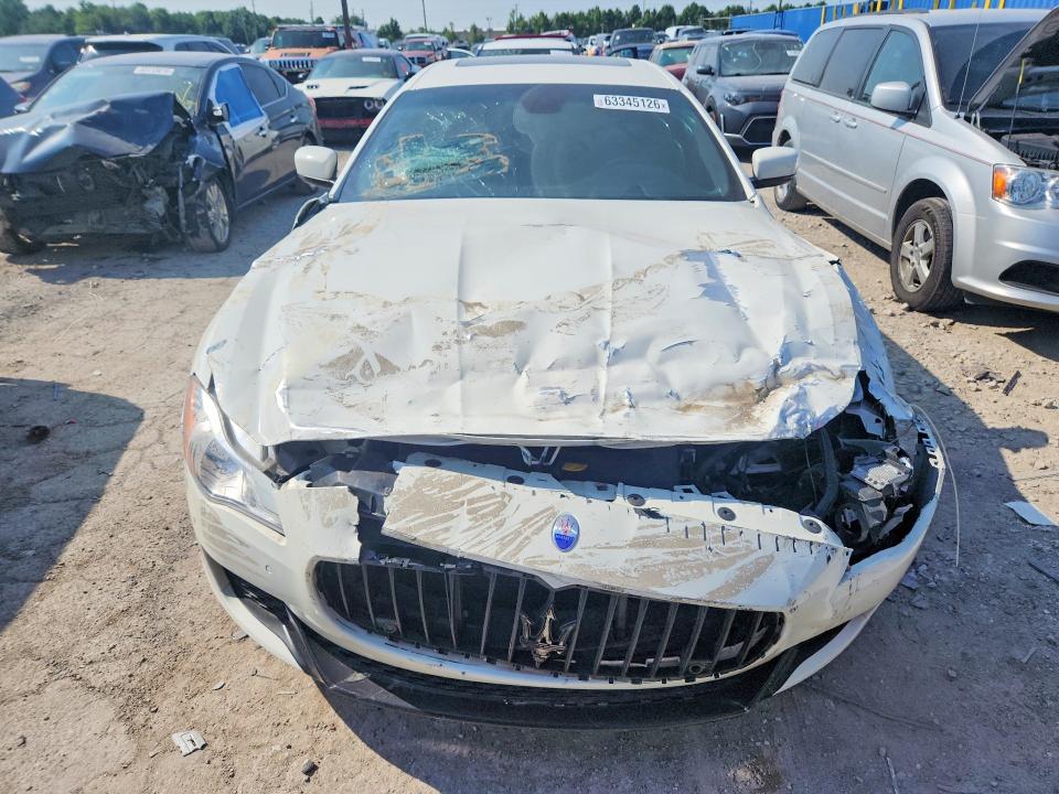 2014 Maserati Quattroporte მანქანა იყიდება აუქციონზე, vin: ZAM56RRA8E1077734, აუქციონის ნომერი: 63345126