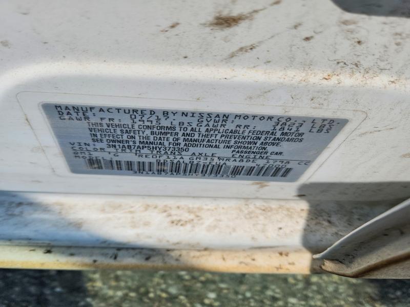 61716916 :رقم المزاد ، 3N1AB7AP5HY373350 vin ، 2017 Nissan Sentra مزاد بيع