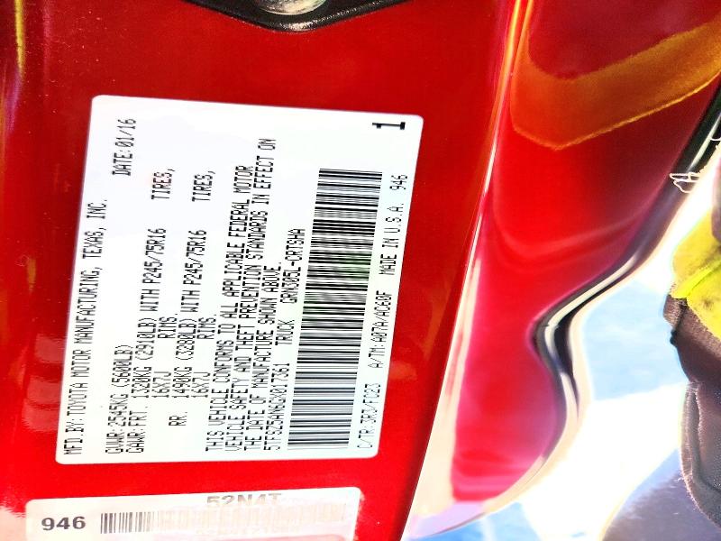 Продаж на аукціоні авто 2016 Toyota Tacoma, vin: 5TFSZ5AN6GX017361, номер лоту: 62994826