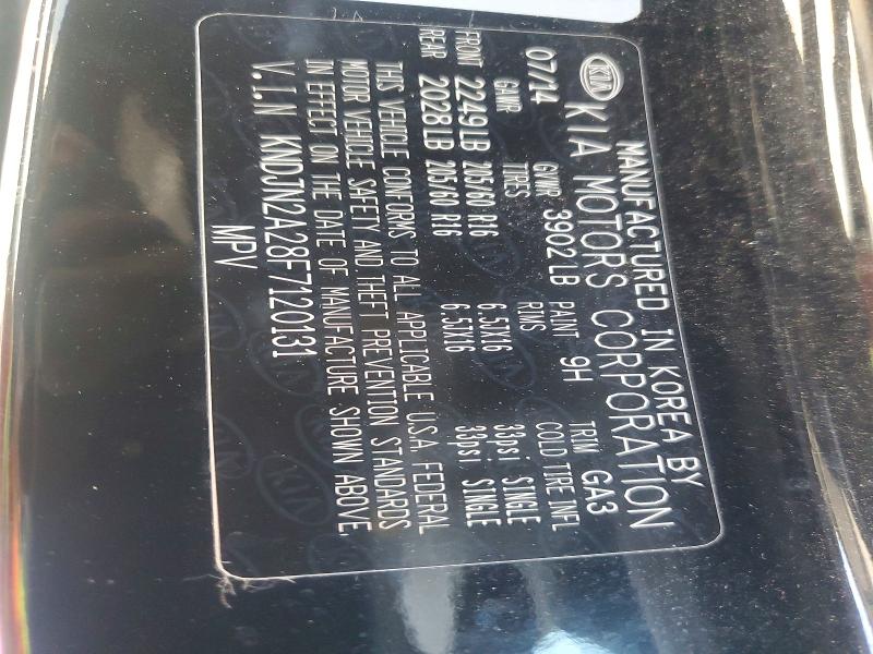 Aukcja sprzedaży 2015 Kia Soul, vin: KNDJN2A28F7120131, numer aukcji: 60468956