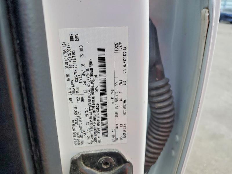 Продаж на аукціоні авто 2017 Ford F150, vin: 1FTFW1RG1HFC13529, номер лоту: 61928196