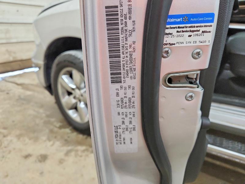 Продаж на аукціоні авто 2017 Ram 1500, vin: 1C6RR7LT6HS504815, номер лоту: 62638786
