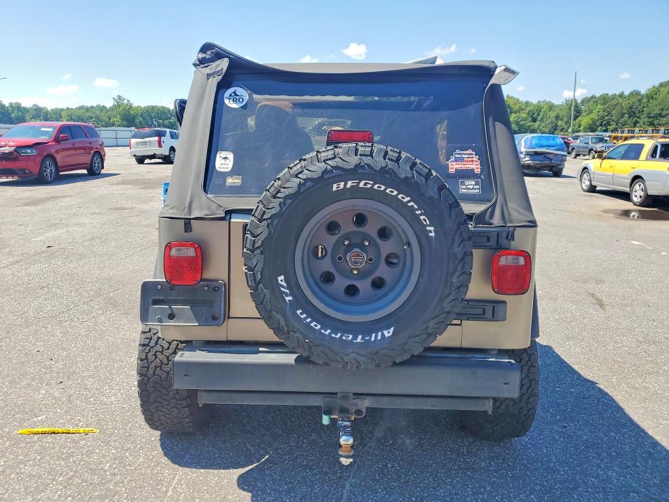 60520466 :رقم المزاد ، 1J4FA29156P766895 vin ، 2006 Jeep Wrangler / Tj مزاد بيع