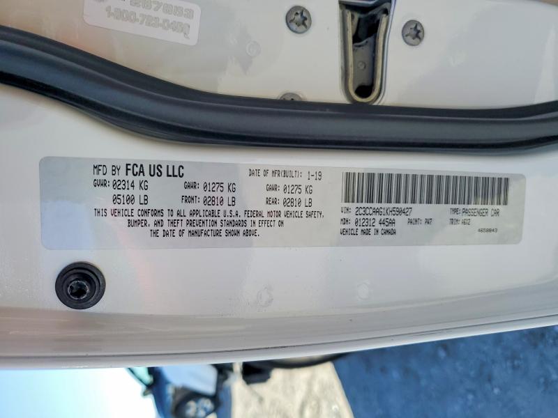 Aukcja sprzedaży 2019 Chrysler 300, vin: 2C3CCAAG1KH590427, numer aukcji: 62986066