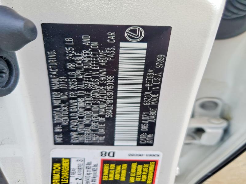 Продажа на аукционе авто 2025 Lexus Es 350, vin: 58ADZ1B13SU190198, номер лота: 62645366