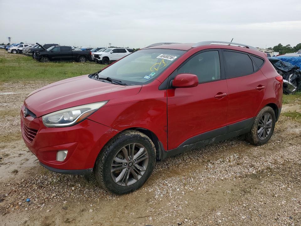 2014 Hyundai Tucson მანქანა იყიდება აუქციონზე, vin: KM8JUCAG3EU802821, აუქციონის ნომერი: 60488256