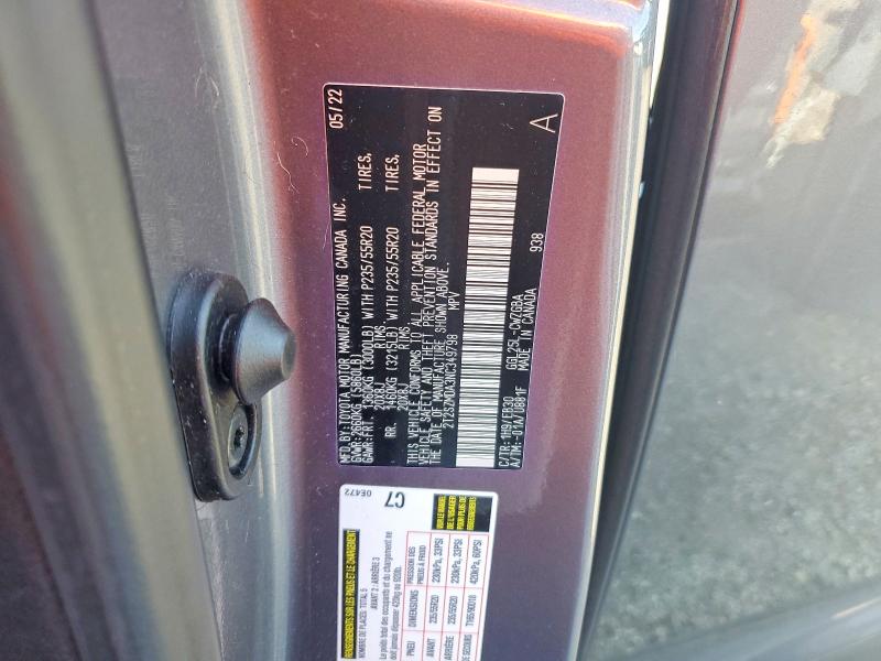 2022 Lexus Rx მანქანა იყიდება აუქციონზე, vin: 2T2SZMDA3NC349798, აუქციონის ნომერი: 61507696