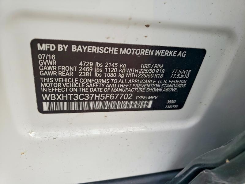 Продаж на аукціоні авто 2017 Bmw X1, vin: WBXHT3C37H5F67702, номер лоту: 61406556