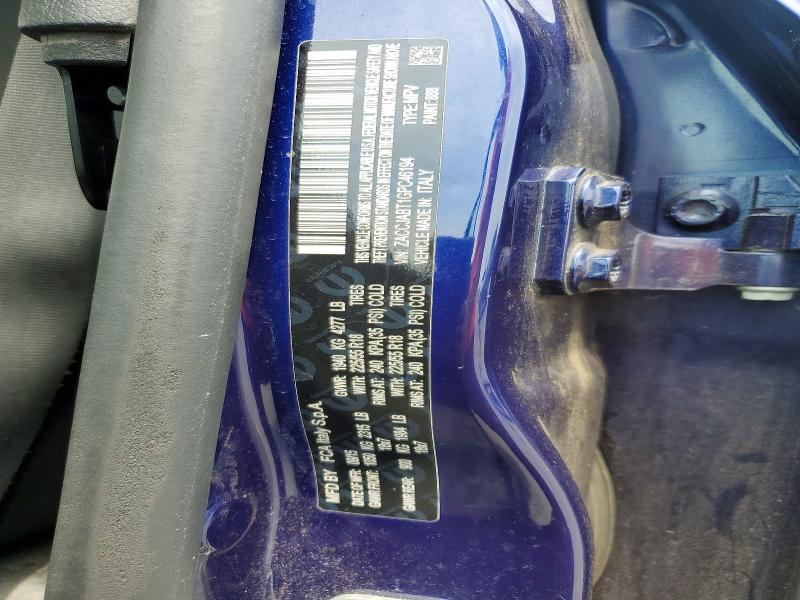 2016 Jeep Renegade მანქანა იყიდება აუქციონზე, vin: ZACCJABT1GPC46194, აუქციონის ნომერი: 62965626