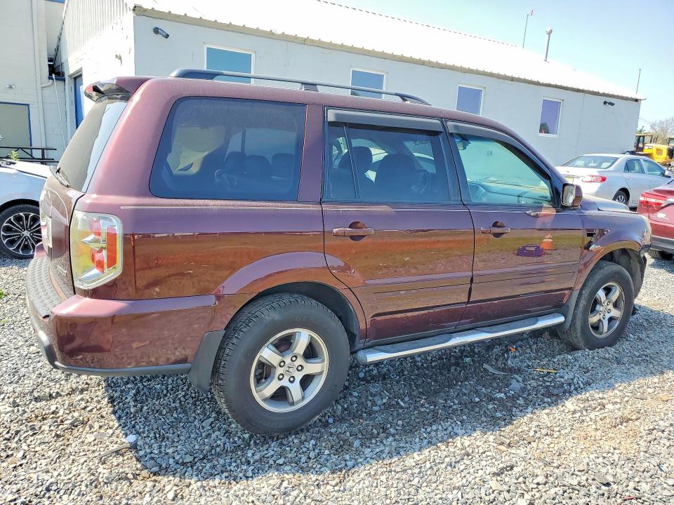 2007 Honda Pilot მანქანა იყიდება აუქციონზე, vin: 2HKYF18667H526081, აუქციონის ნომერი: 85965675