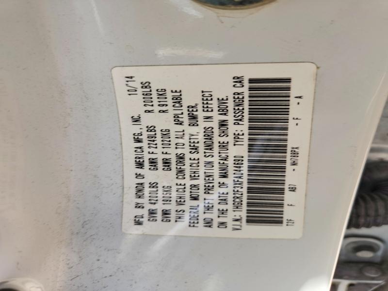 2015 Honda Accord მანქანა იყიდება აუქციონზე, vin: 1HGCR2F3XFA044690, აუქციონის ნომერი: 62893476