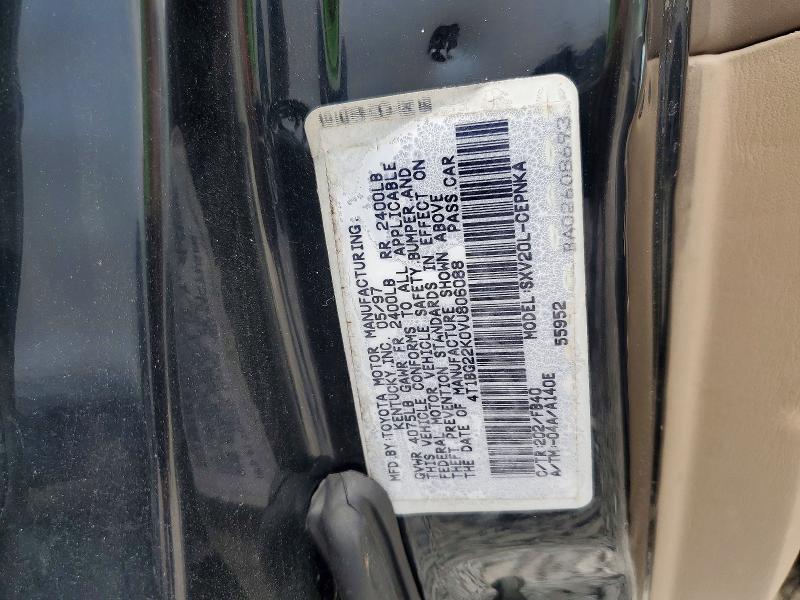 Продаж на аукціоні авто 1997 Toyota Camry, vin: 4T1BG22K0VU806088, номер лоту: 61355956