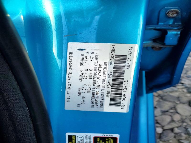 Продажа на аукционе авто 2010 Mazda 3, vin: JM1BL1H66A1319963, номер лота: 59059006