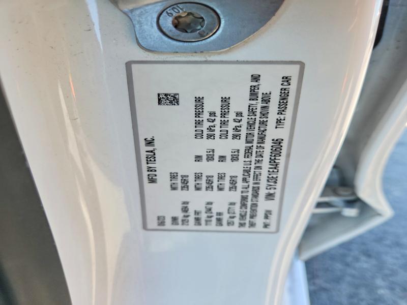 2023 Tesla Model 3 მანქანა იყიდება აუქციონზე, vin: 5YJ3E1EA4PF606046, აუქციონის ნომერი: 60645976
