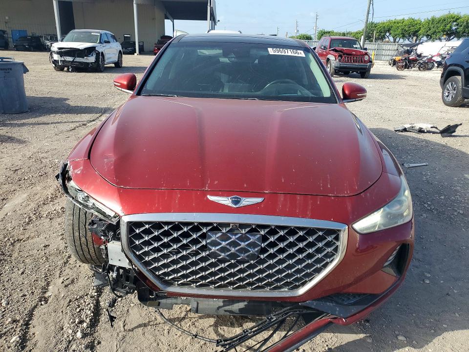 2019 Genesis G70 მანქანა იყიდება აუქციონზე, vin: KMTG34LE7KU037760, აუქციონის ნომერი: 59697166
