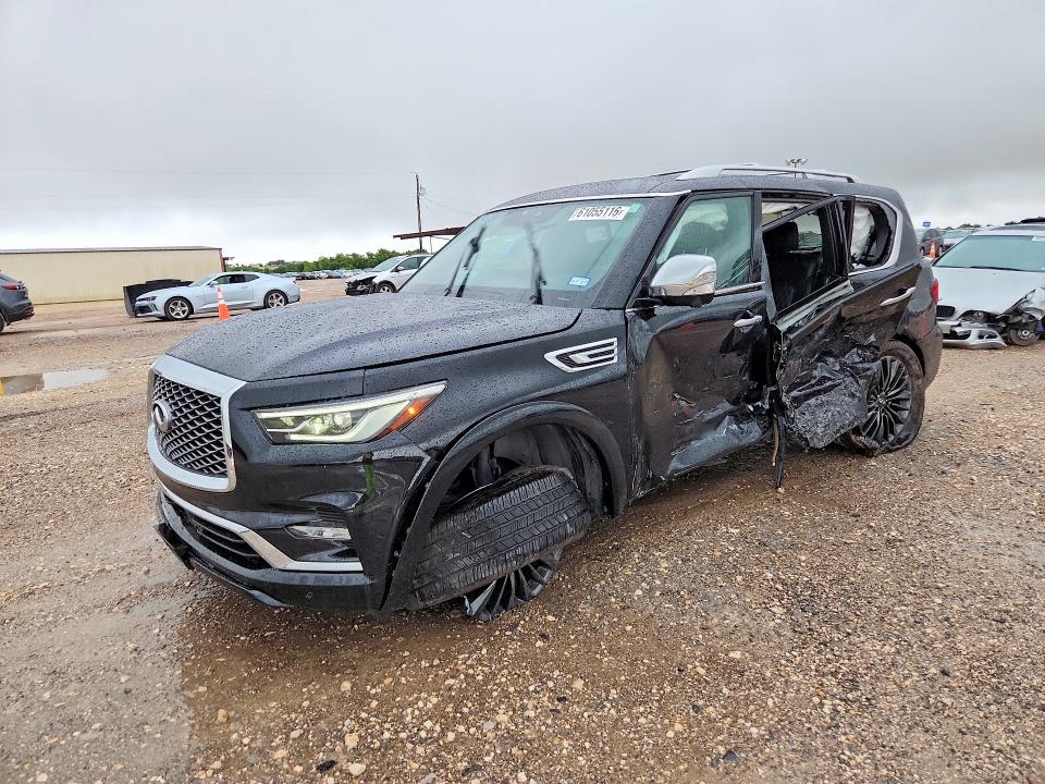 61055116 :رقم المزاد ، JN8AZ2BE2P9302317 vin ، 2023 Infiniti Qx80 مزاد بيع