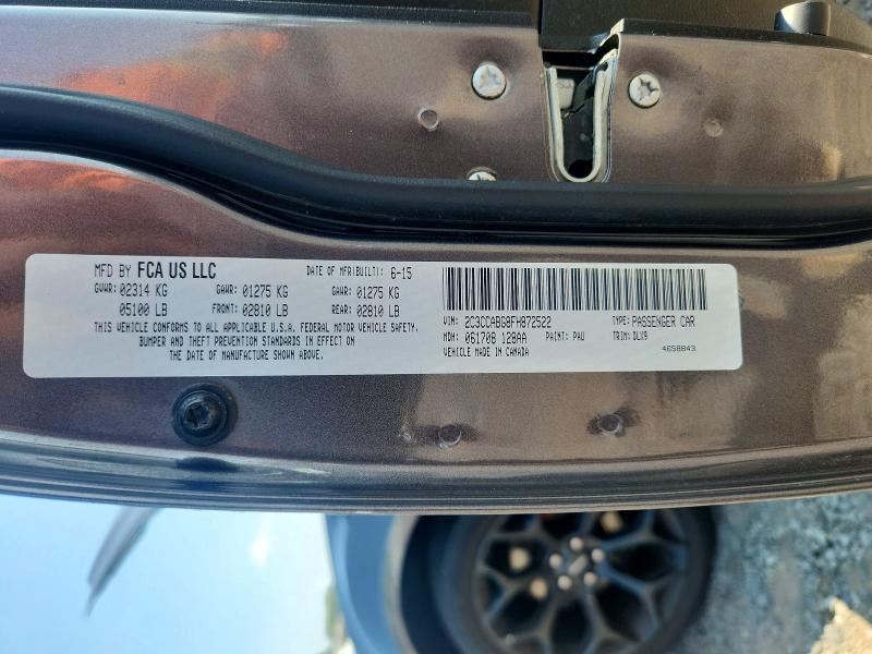 2015 Chrysler 300 მანქანა იყიდება აუქციონზე, vin: 2C3CCABG8FH872522, აუქციონის ნომერი: 61975406