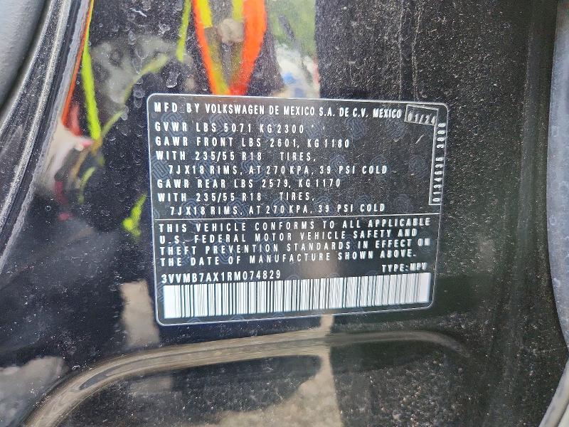 Продаж на аукціоні авто 2024 Volkswagen Tiguan, vin: 3VVMB7AX1RM074829, номер лоту: 60482426