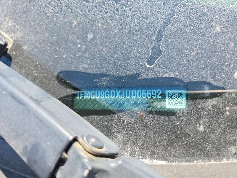 2018 Ford Escape მანქანა იყიდება აუქციონზე, vin: 1FMCU9GDXJUD06692, აუქციონის ნომერი: 60981216