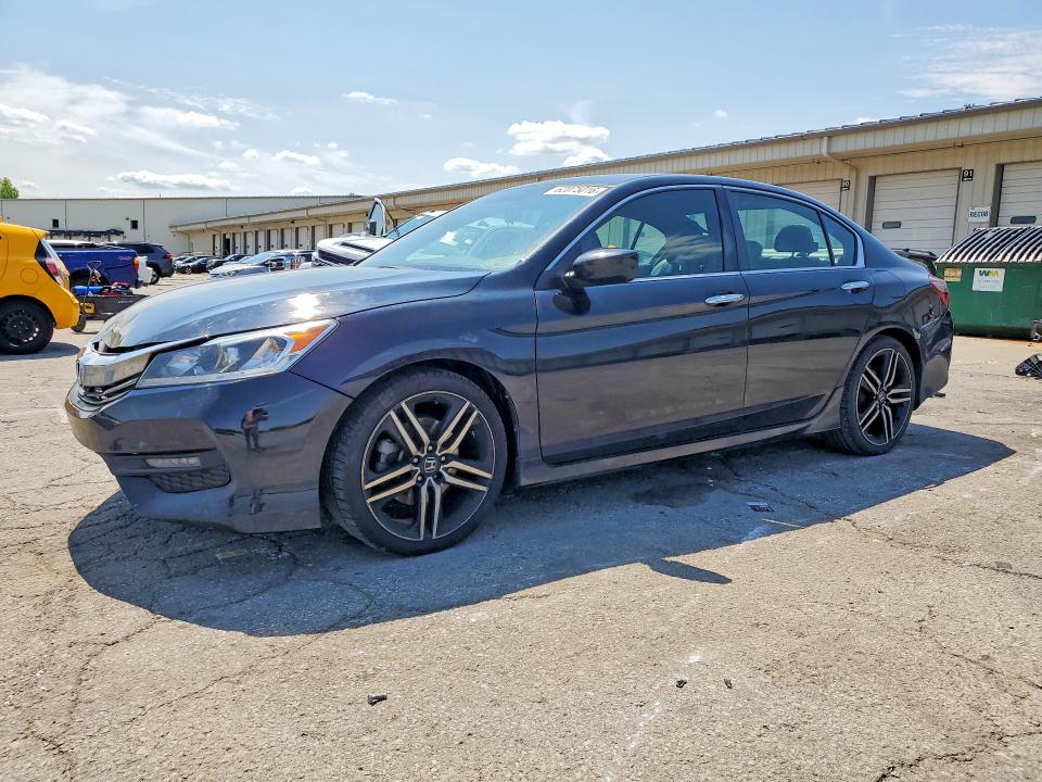 62075016 :رقم المزاد ، 1HGCR2F55HA246972 vin ، 2017 Honda Accord مزاد بيع