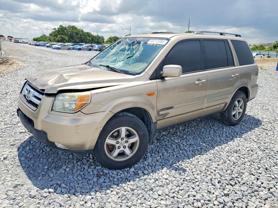 2007 Honda Pilot მანქანა იყიდება აუქციონზე, vin: 5FNYF28617B000428, აუქციონის ნომერი: 60215986