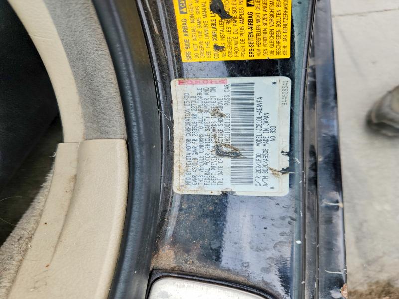 Aukcja sprzedaży 2001 Lexus Is, vin: JTHBD182310001183, numer aukcji: 62684716