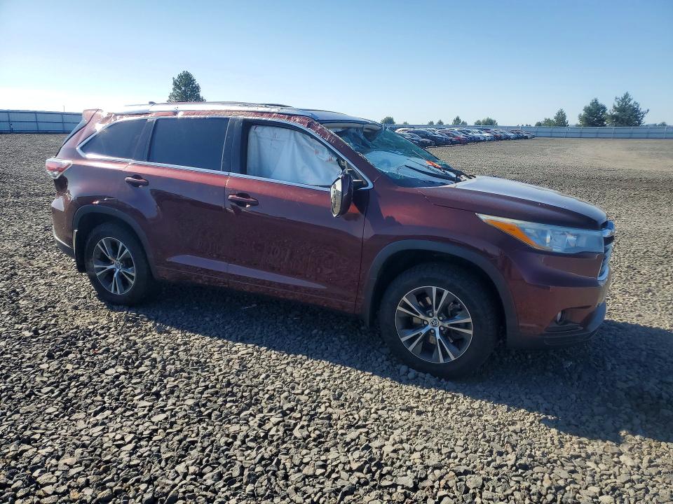 Продаж на аукціоні авто 2016 Toyota Highlander, vin: 5TDJKRFH7GS271838, номер лоту: 58499076