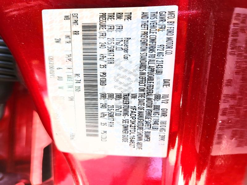 Продаж на аукціоні авто 2013 Ford Focus, vin: 1FADP3K27DL164627, номер лоту: 60424426