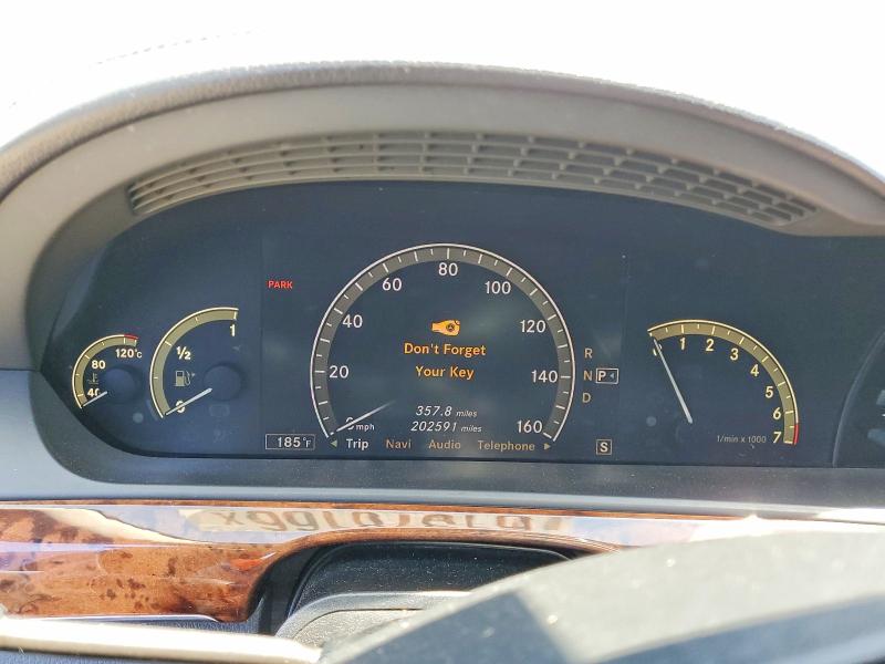 61378166 :رقم المزاد ، WDDNG71X98A216253 vin ، 2008 Mercedes-benz S مزاد بيع