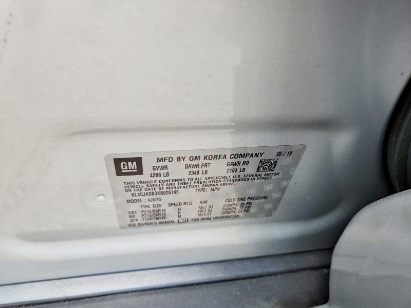 Aukcja sprzedaży 2019 Buick Encore, vin: KL4CJASB3KB926165, numer aukcji: 61297906