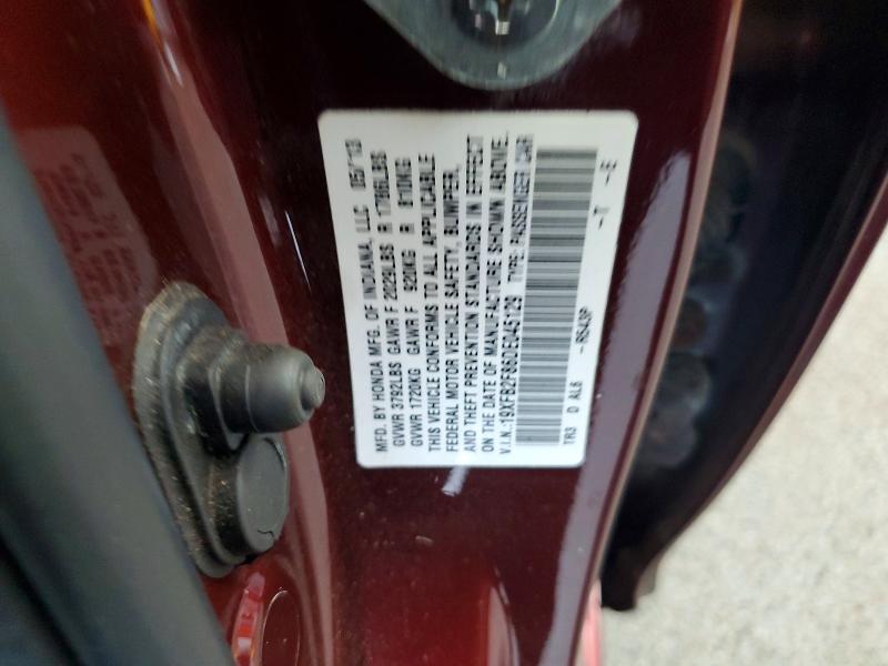 Продаж на аукціоні авто 2013 Honda Civic, vin: 19XFB2F86DE045129, номер лоту: 60581496