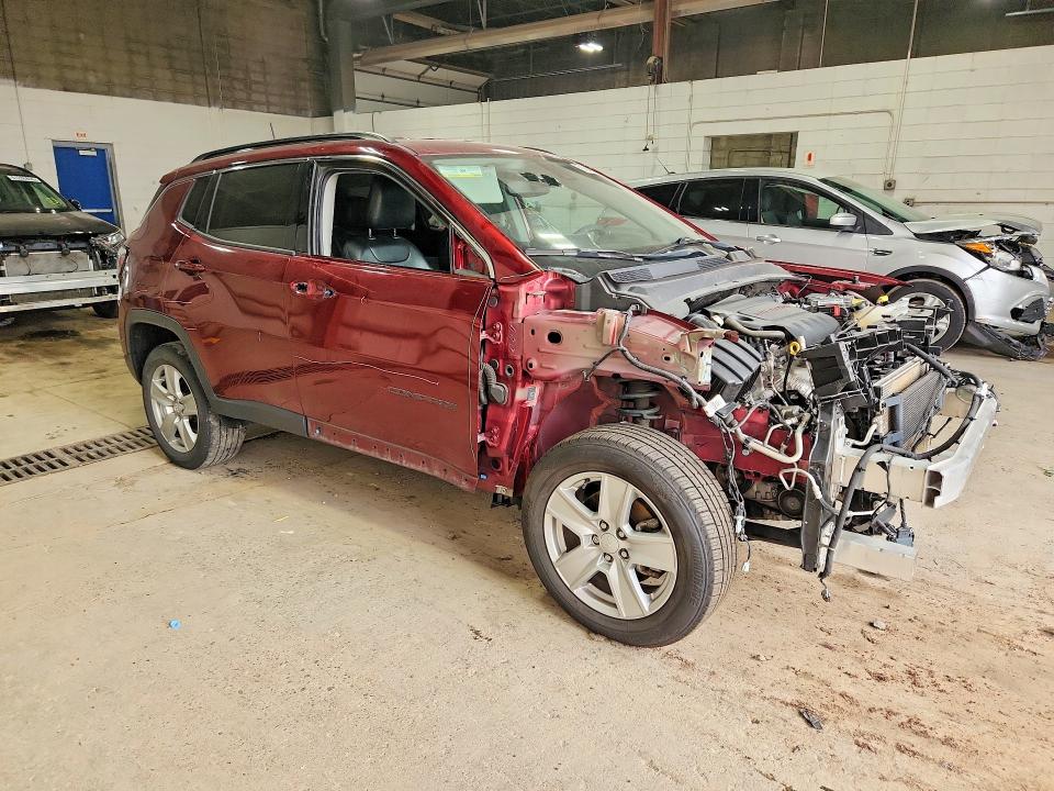 Aukcja sprzedaży 2022 Jeep Compass, vin: 3C4NJDBB7NT124060, numer aukcji: 61049216