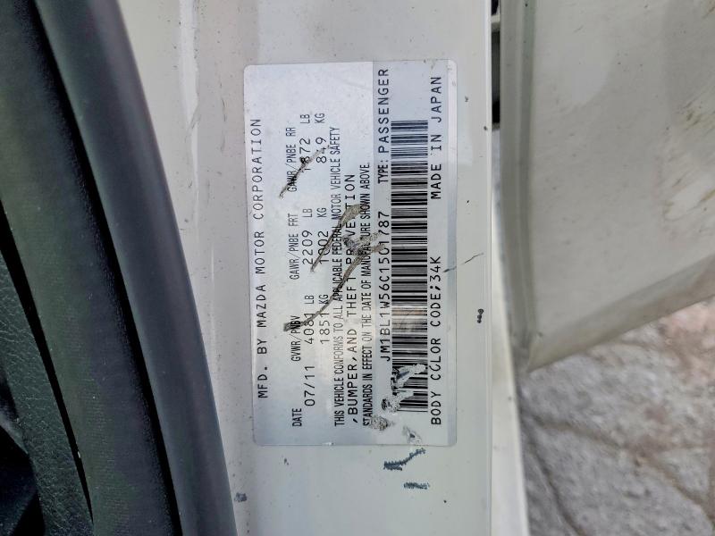 Продаж на аукціоні авто 2012 Mazda 3, vin: JM1BL1W56C1501787, номер лоту: 62501886
