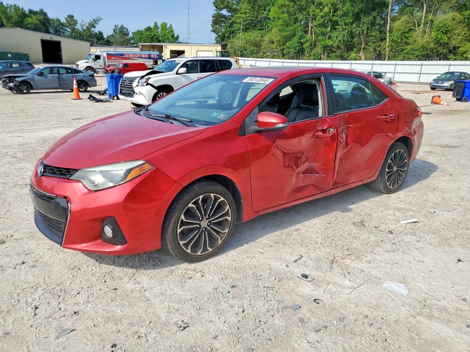 59313846 :رقم المزاد ، 5YFBURHE7FP263439 vin ، 2015 Toyota Corolla مزاد بيع
