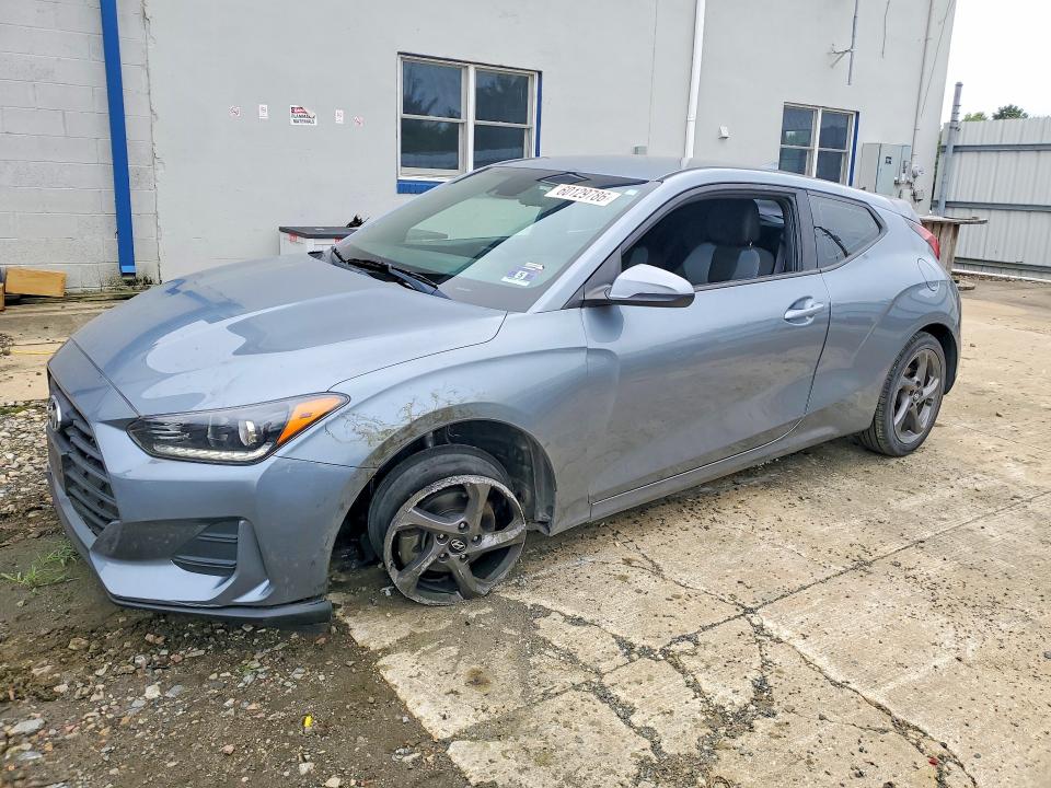 2019 Hyundai Veloster მანქანა იყიდება აუქციონზე, vin: KMHTG6AF1KU017962, აუქციონის ნომერი: 60129786