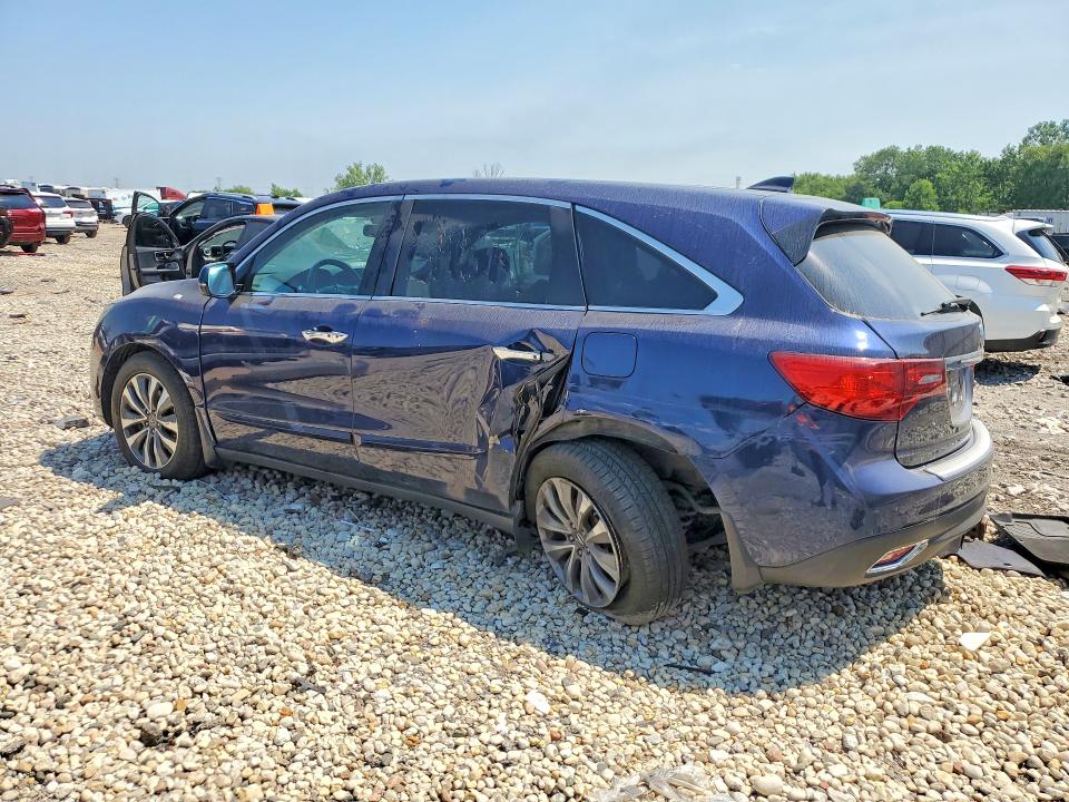 59381776 :رقم المزاد ، 5FRYD4H4XEB048814 vin ، 2014 Acura Mdx مزاد بيع